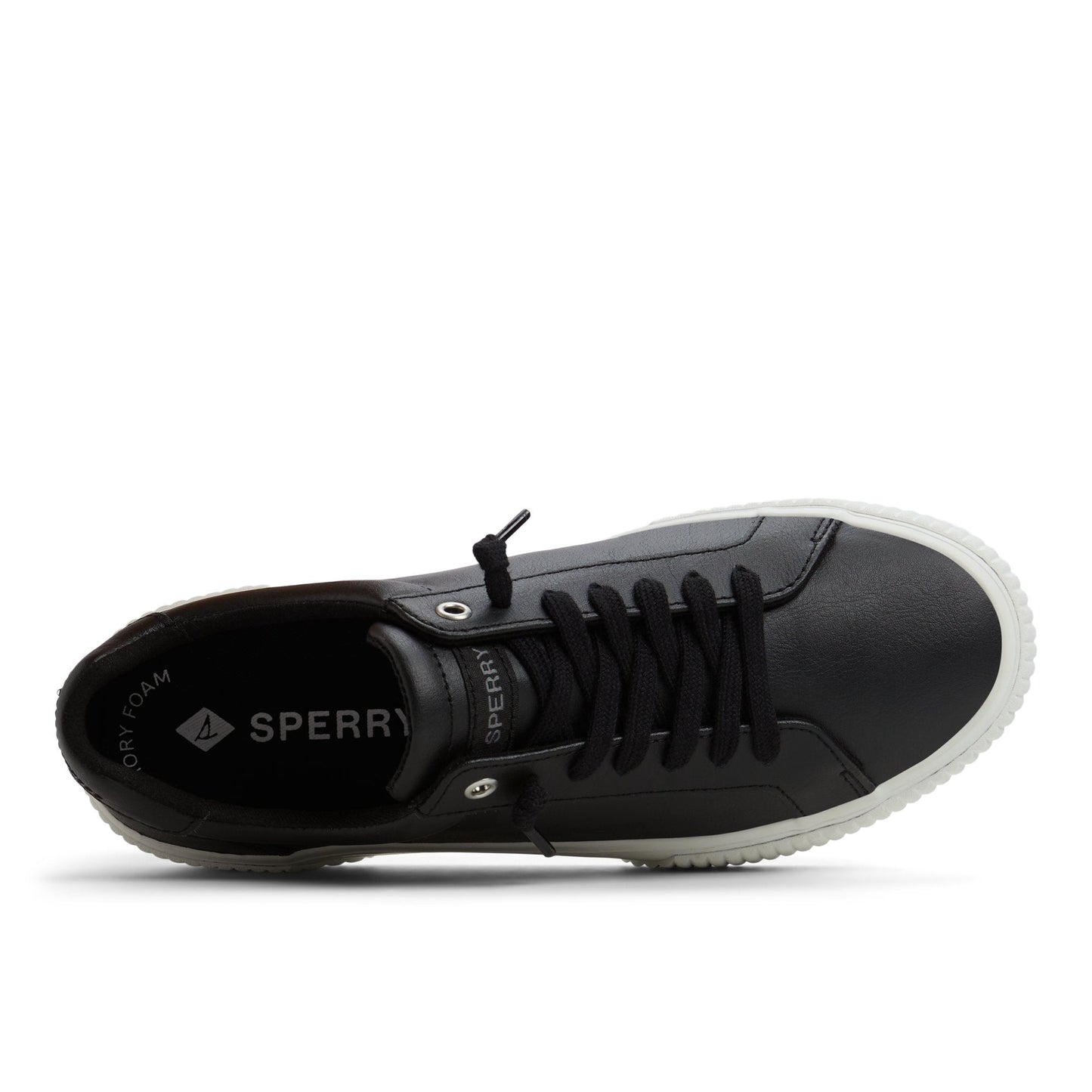 Bermuda Lace to Toe Platform Sneakers Black