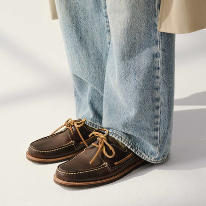 Authentic Original™ 2 Eye Ripple Boat Shoe Amaretto