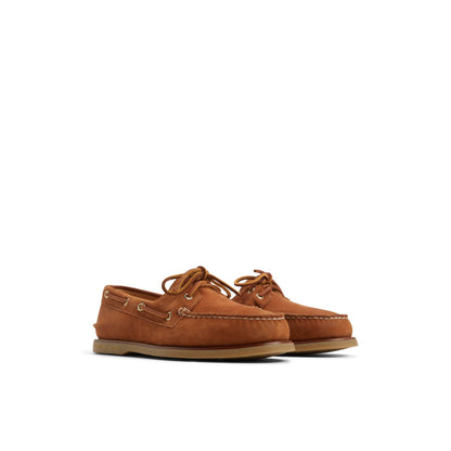Gold Authentic Original™ 2-Eye Lite Boat Shoe Light Brown Men's Leather
