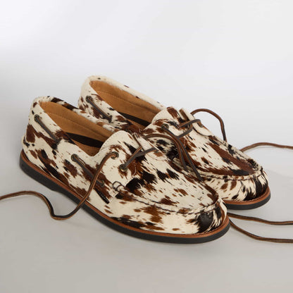 Authentic Original™ Cloud Boat Shoe White Print
