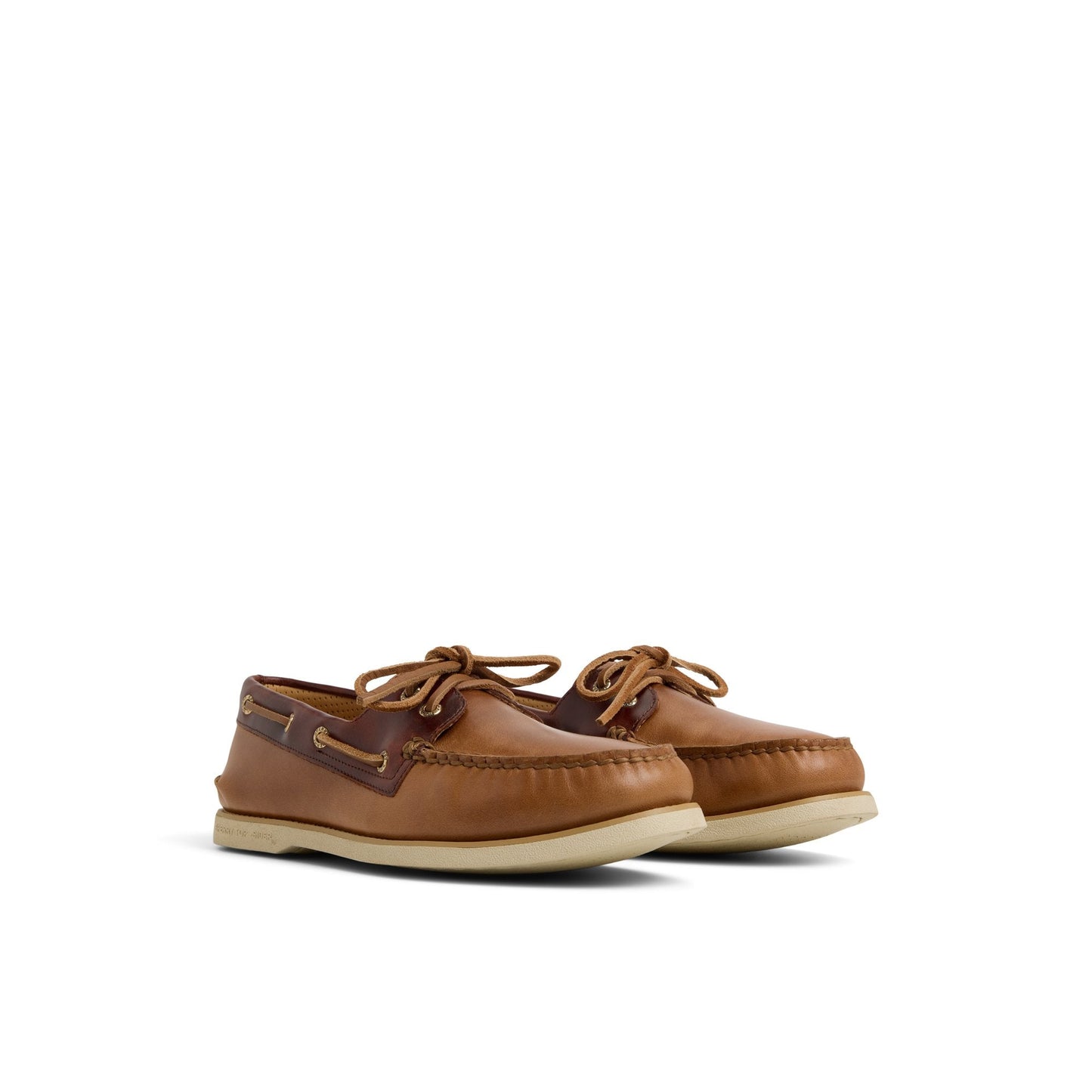 Gold Authentic Original™ 2-Eye Lite Boat Shoe Tan Combo Men's Leather