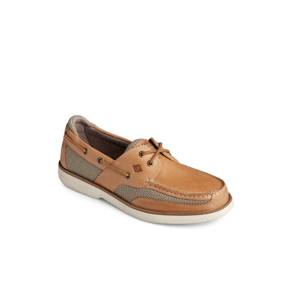 Surveyor 2-Eye Boat Shoe White Men's