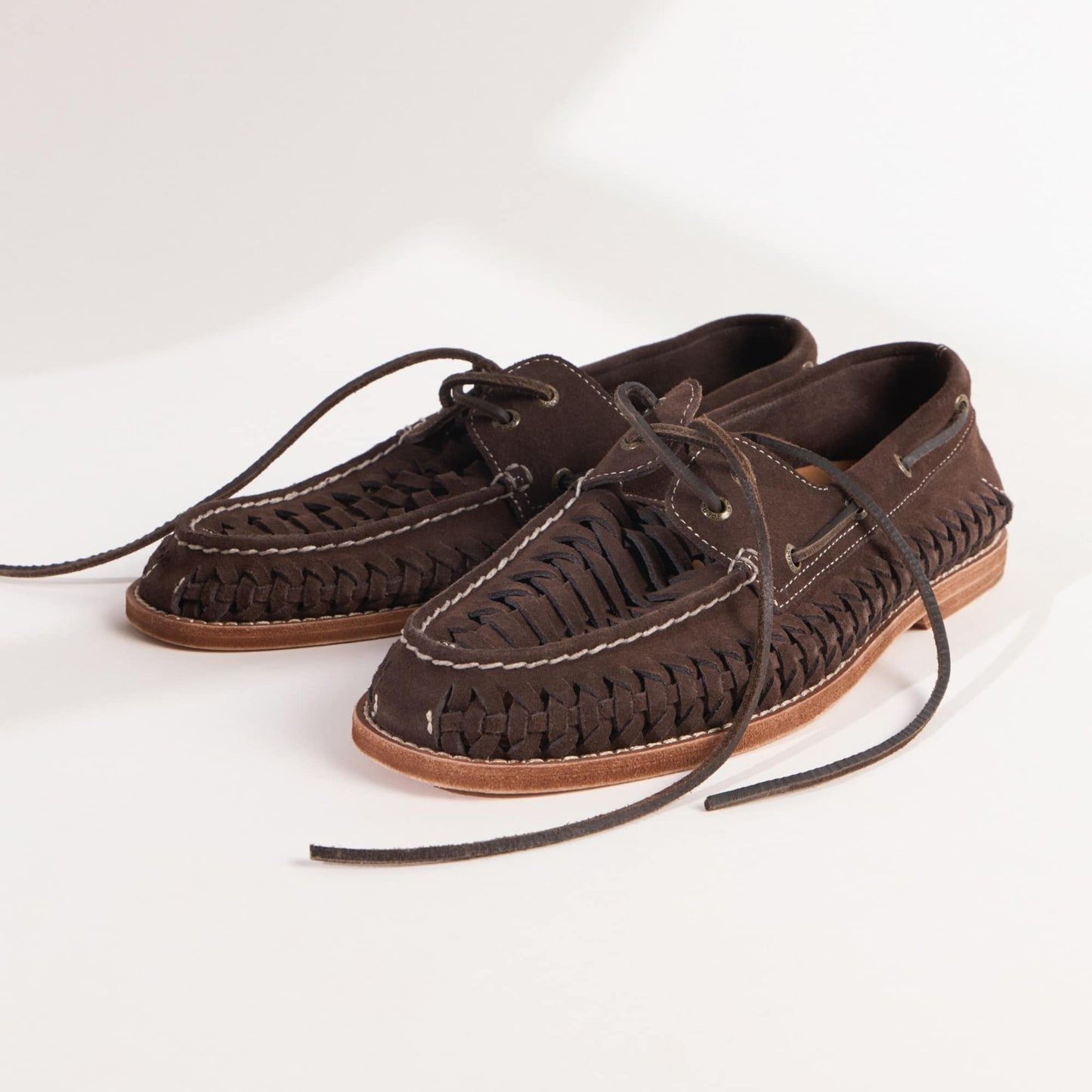 Gcao2eywoven Other Brown Men's Leather