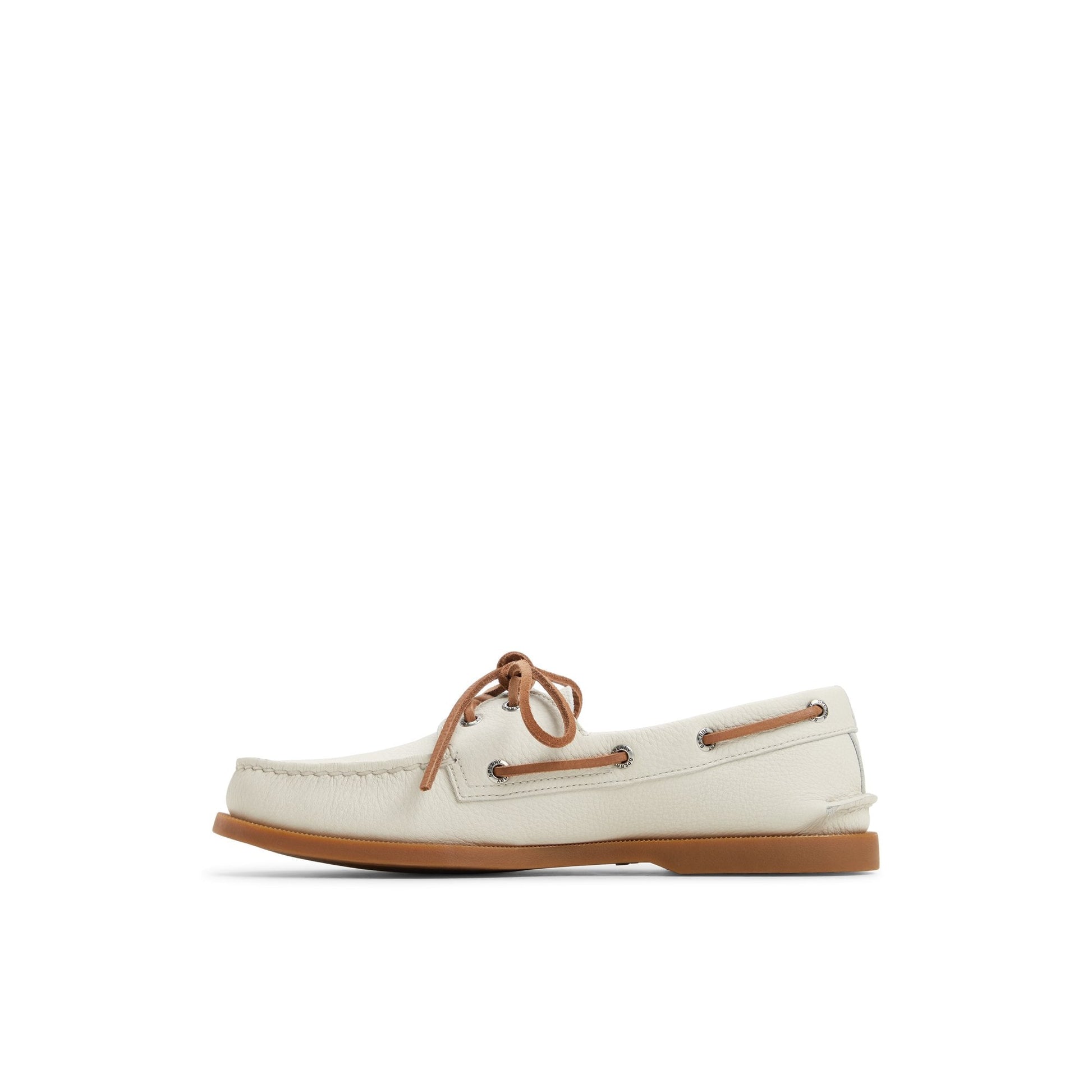Authentic Original™ 2-Eye Boat Shoe Open White