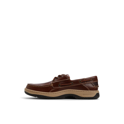 Billfish 3-Eye Boat Shoe Medium Brown