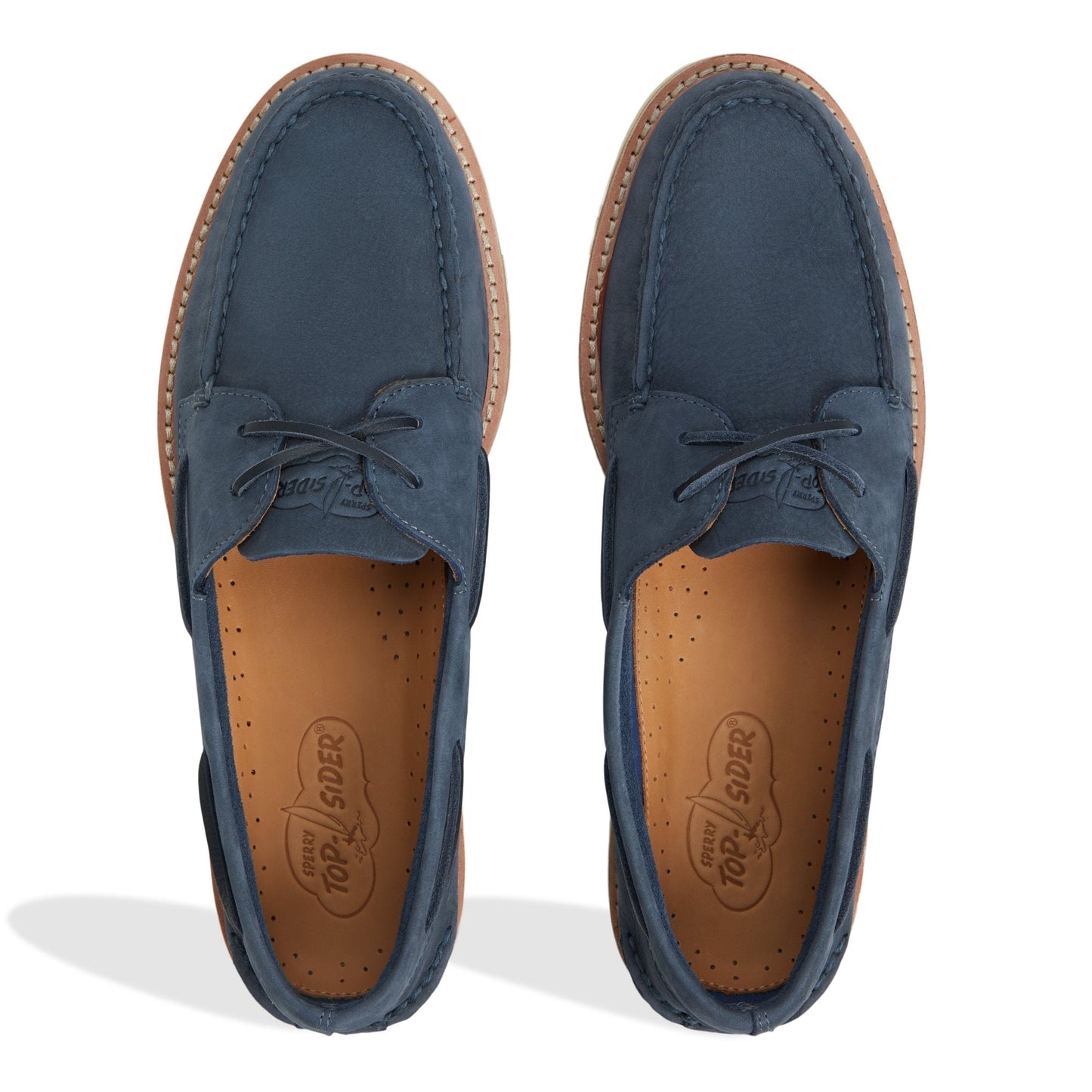 Authentic Original™ 2-Eye Lite Boat Shoeripple Dust Blue Men's Leather
