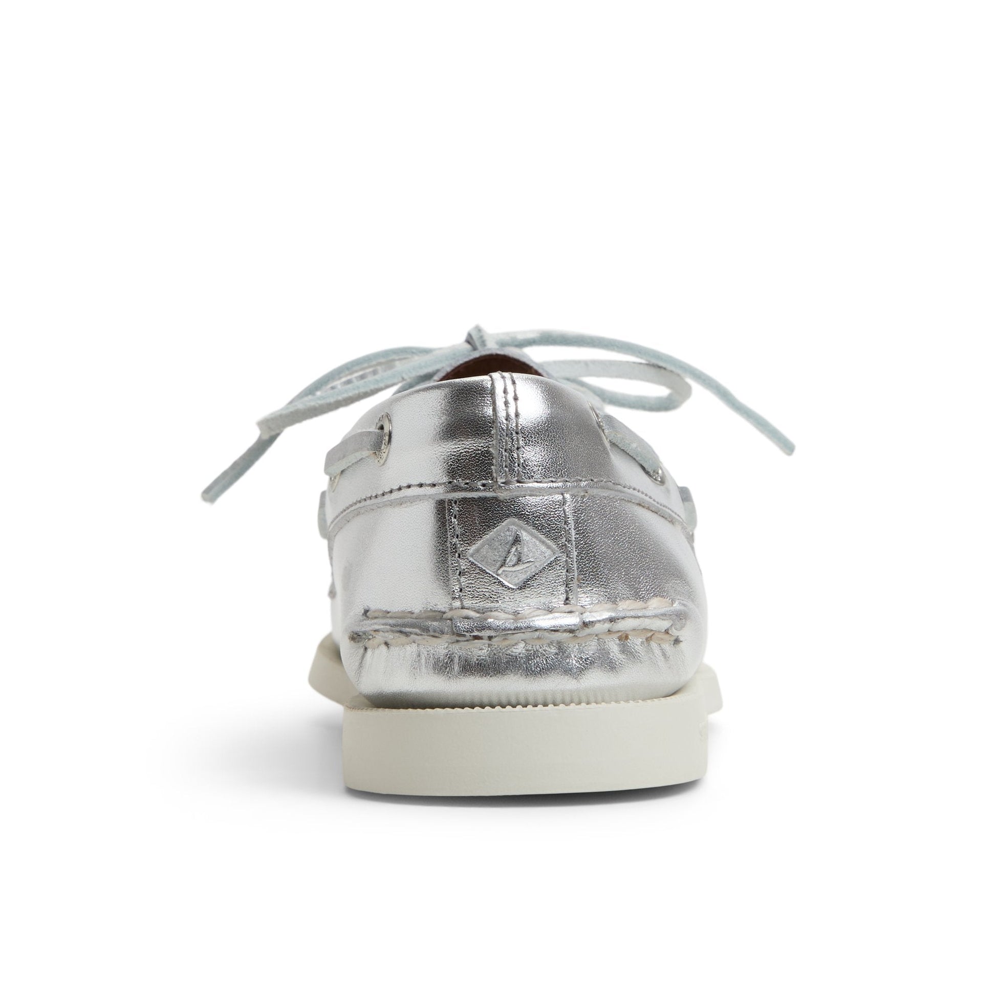 Authentic Original™ 2 Eye Boat Shoe Silver Women's Leather