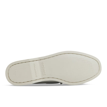 Authentic Original™ 2 Eye Boat Shoe Silver Women's Leather