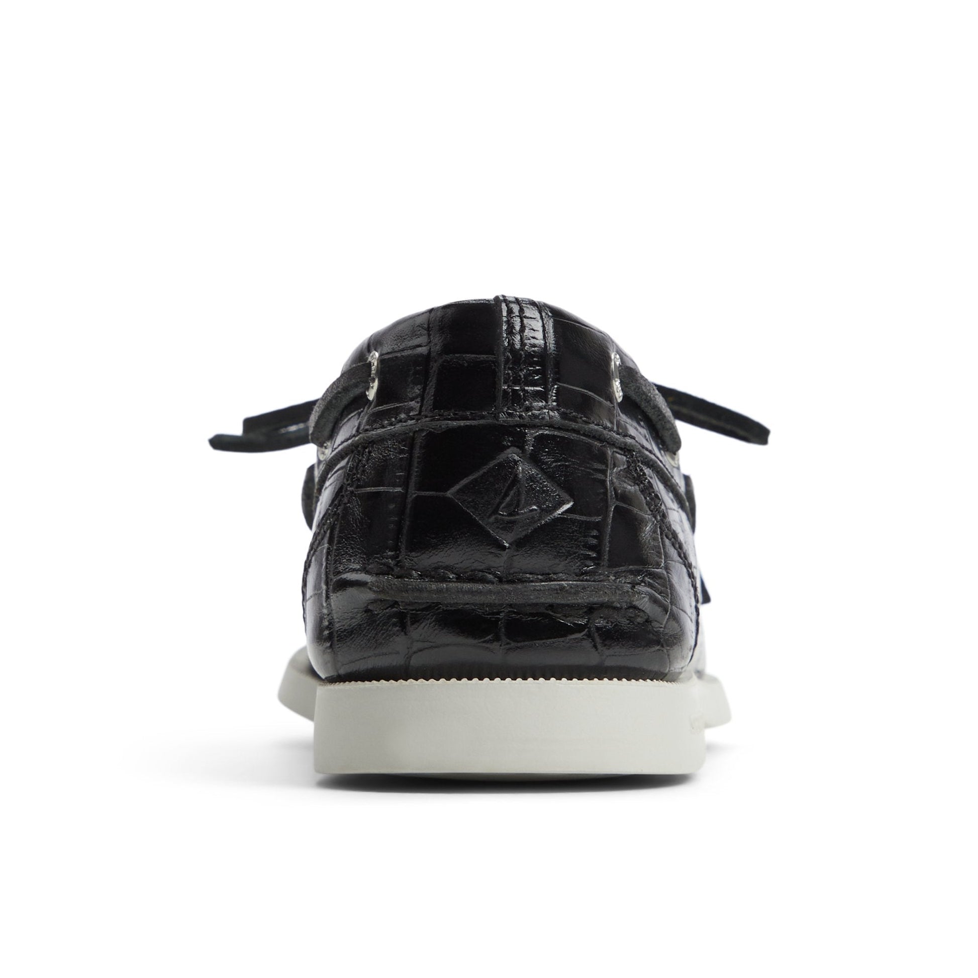 Authentic Original™ 1 Eye Boat Shoe Black Women's Leather