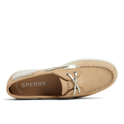 Coastfish 2 Eye Boat Shoe Linen Multi