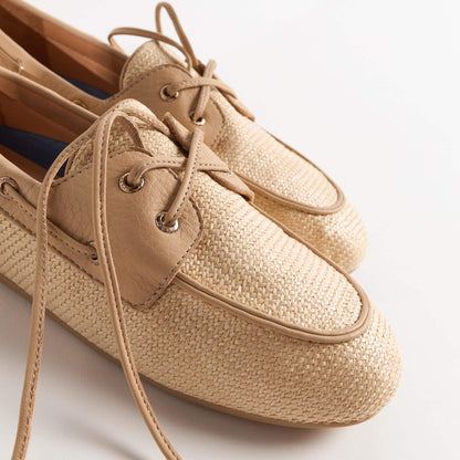 Slim Boat Shoe Natural