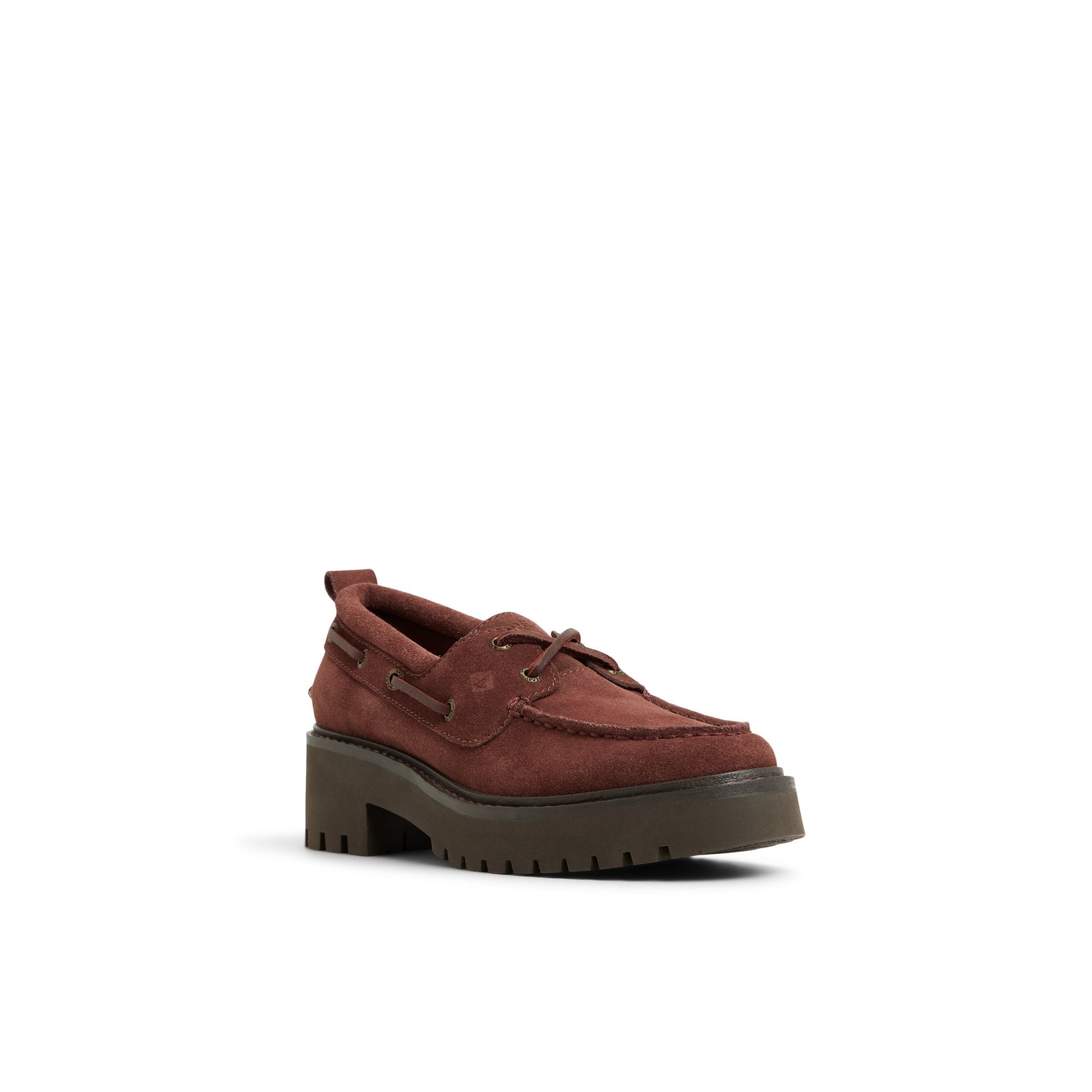 Authentic Original™ Lug 2-Eye Boat Shoe Dark Choco