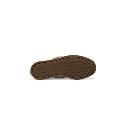 Aosliponklea Dark Brown Kids Boat Shoes