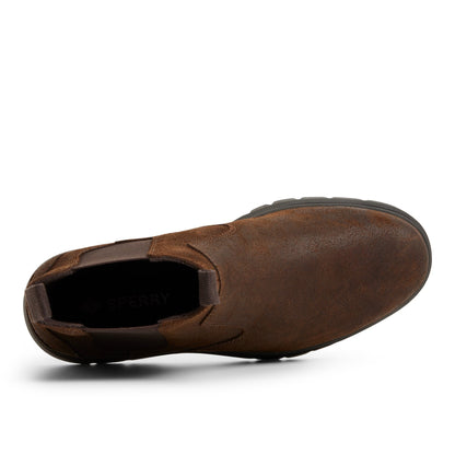 Fenway Pull-on Chelsea Boots Dark Brown