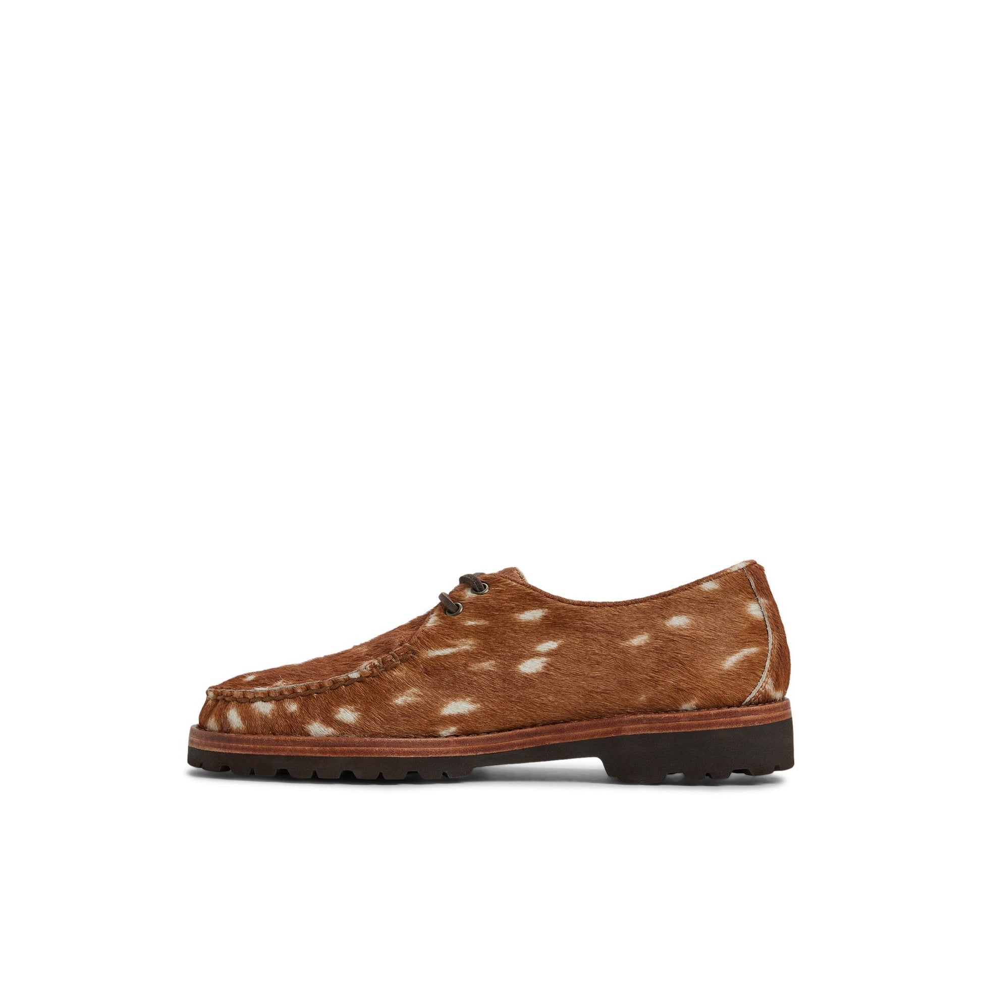 Cow Print Captain's Oxford