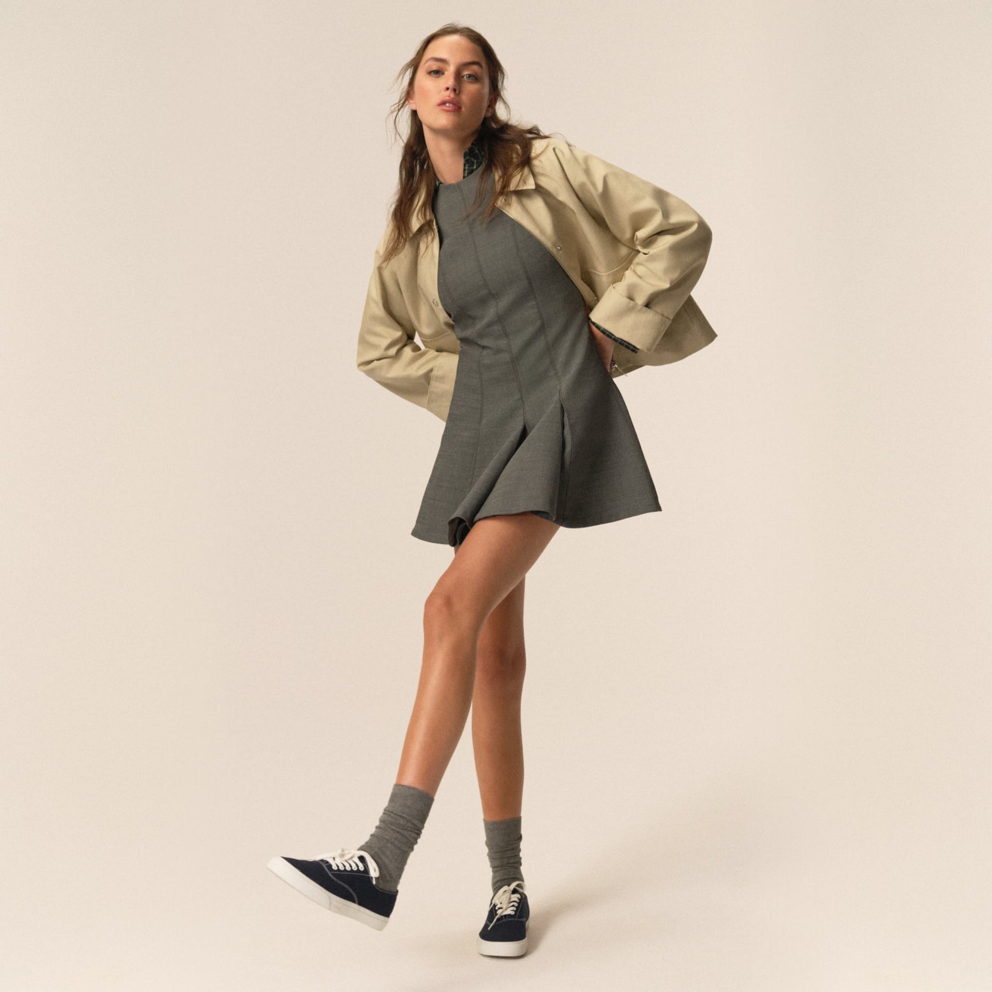 Classiccvo Navy Textile Canvas Unisex Sneakers