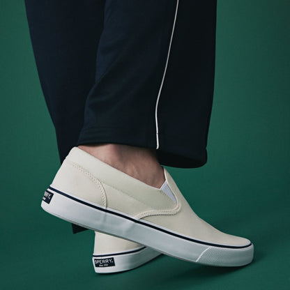 Striperii so White Unisex Sneakers