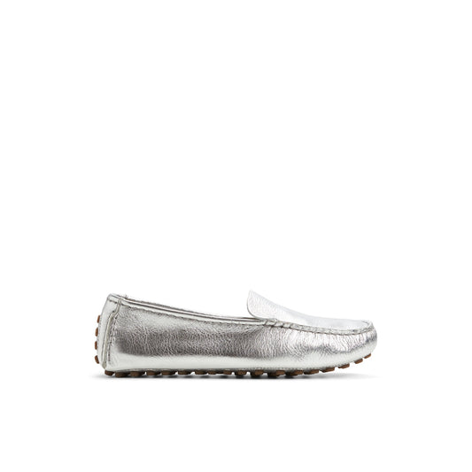 Port Driving Moccasin Silver