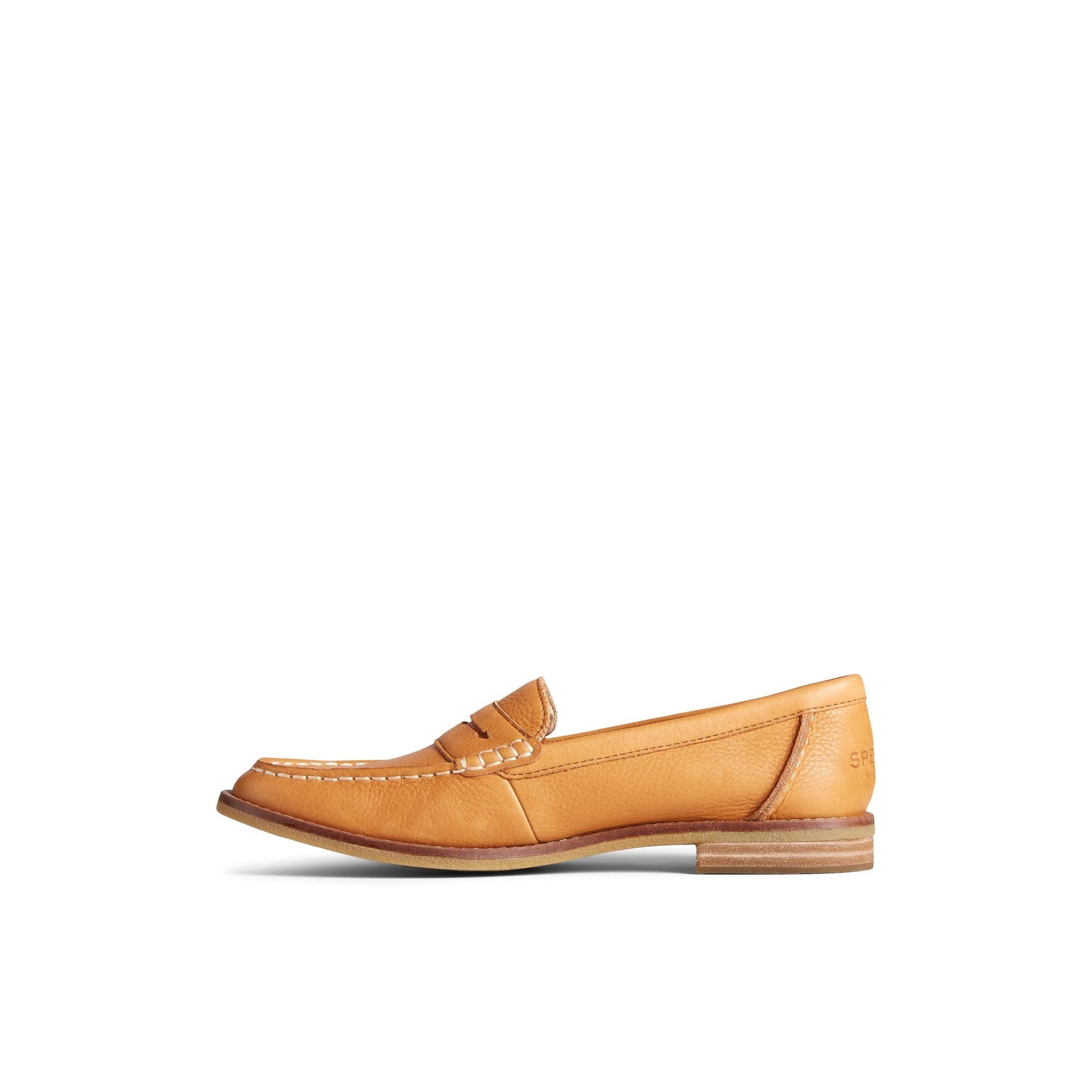 Seaport Penny Leather Loafer Medium Beige