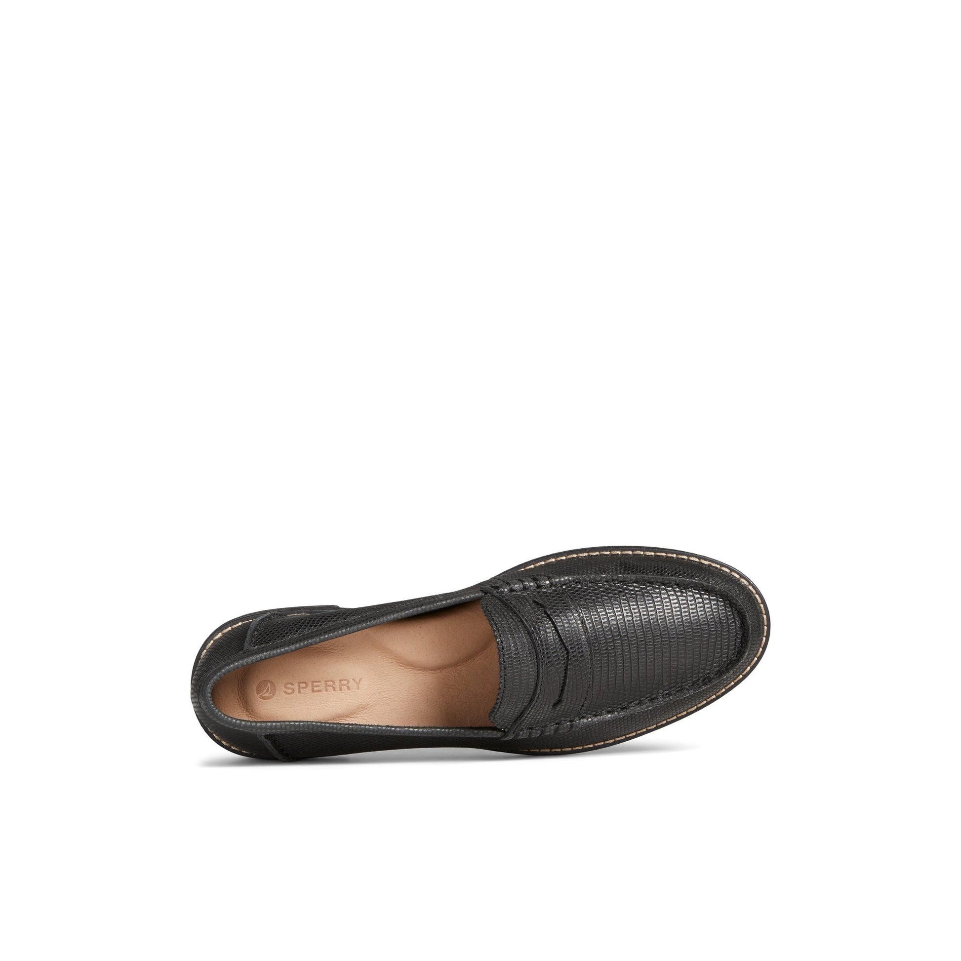 Seaport Penny Leather Loafer Black - 2