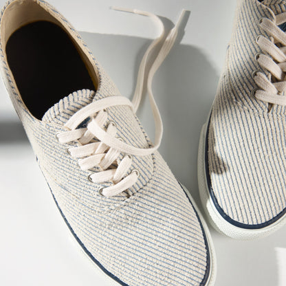 Classiccvo White/Blue Women's Sneakers
