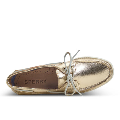 Authentic Original™ 2 Eye Boat Shoe Gold Women's Leather